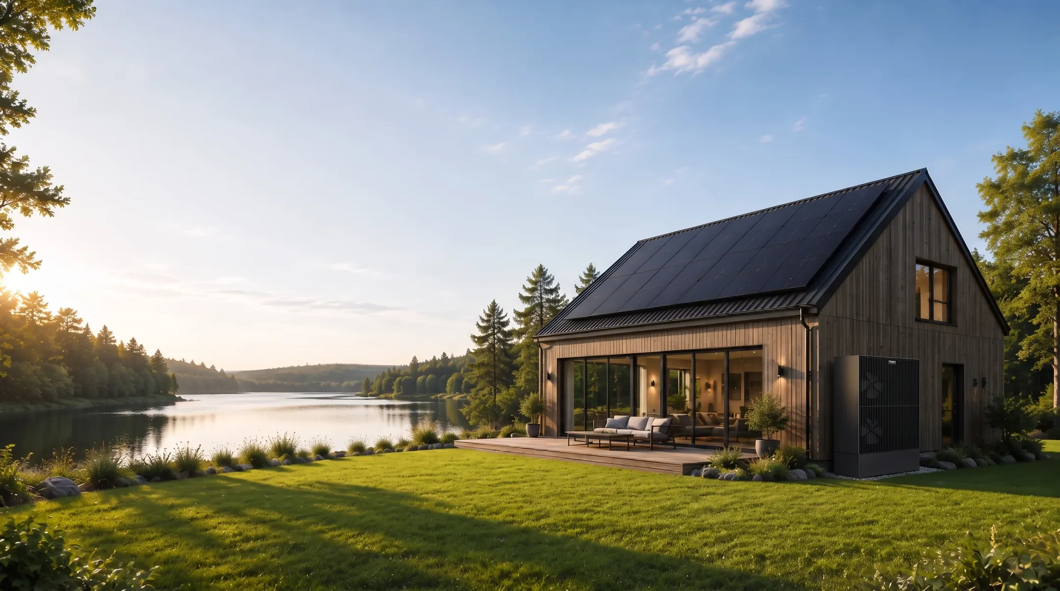 Das originale Galvanek-Haus am See als Ausgangspunkt des Community-Konzepts